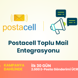 Postacell Toplu Mail Entegrasyonu