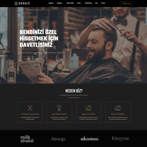 Kuaför & Berber Teması #1