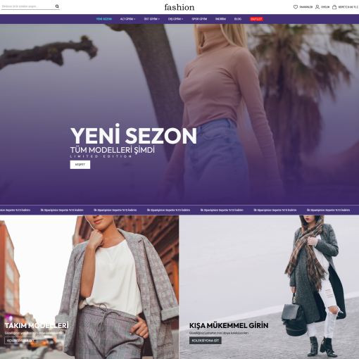 Giyim & Moda E-Ticaret Konsepti #11