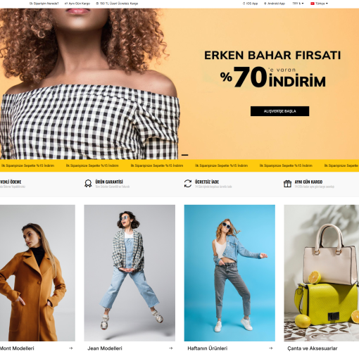 Giyim & Moda E-Ticaret Konsepti #9
