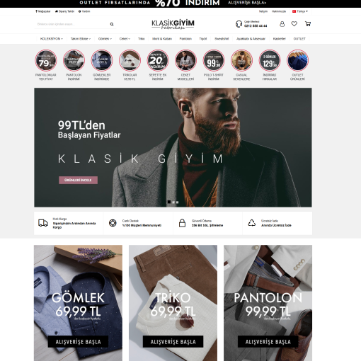 Giyim & Moda E-Ticaret Konsepti #4