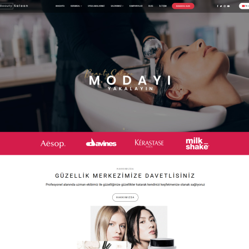 Güzellik & Bakım Merkezi Teması #2