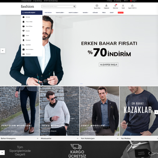 Giyim & Moda E-Ticaret Konsepti #13